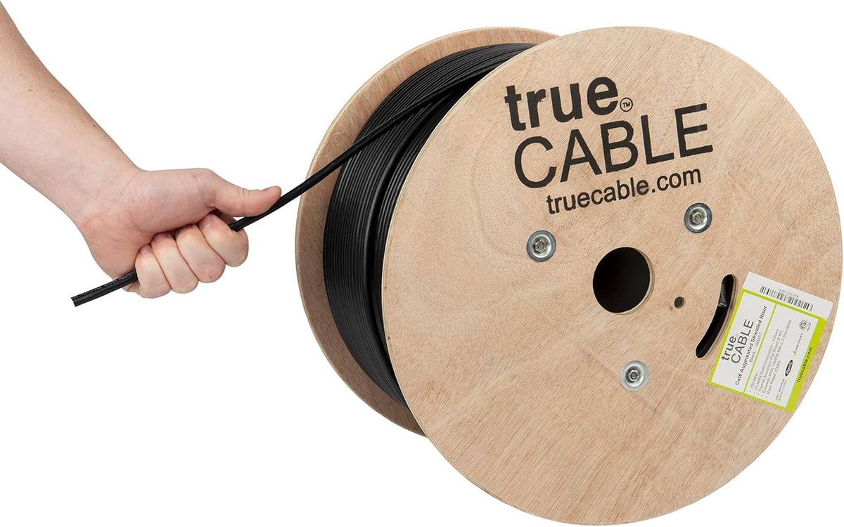 1000ft Green 23AWG Solid Bare Copper Bulk Ethernet Cable T760505