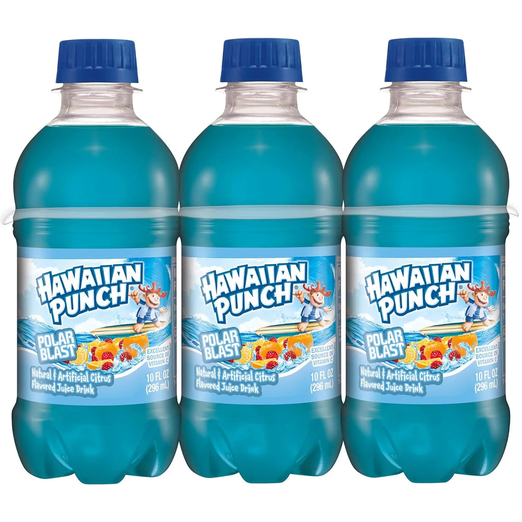 Hawaiian Punch Polar Blast Juice, 10 Fluid Ounce, 6 Count Bottles G83240