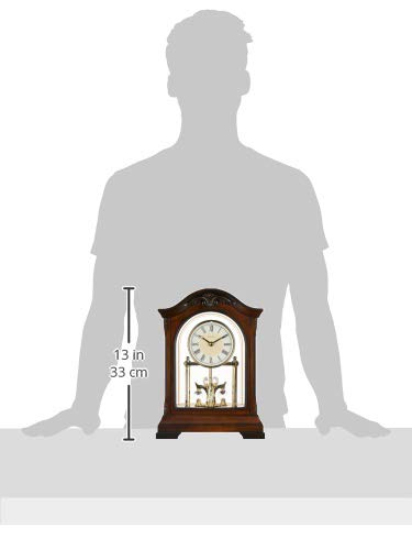 Walnut Chiming Clock L8736