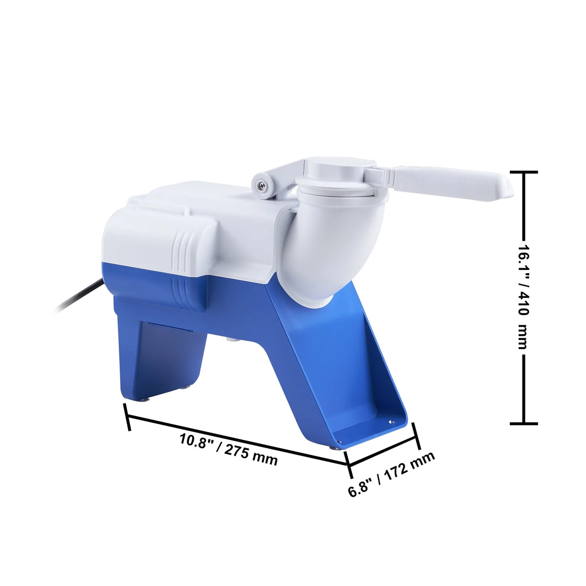 Electric Ice Crusher Machine 176lbs/Hr Snow Cone Maker Shaved Ice 220W Z2981