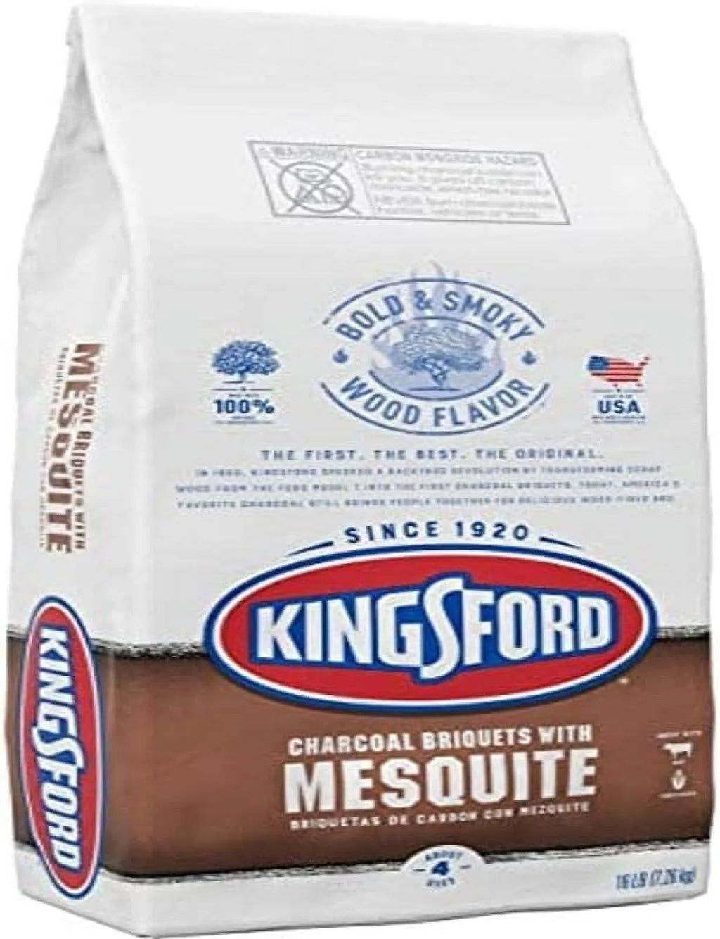 Original Charcoal Briquettes with Mesquite 16 Pounds Y99551
