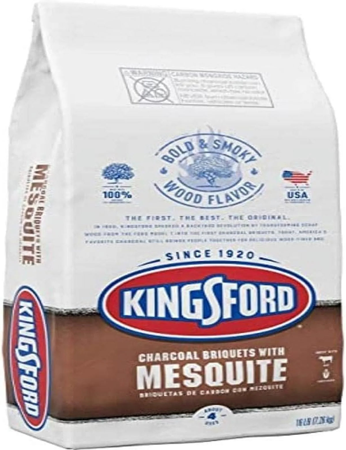 Original Charcoal Briquettes with Mesquite 16 Pounds Y99551