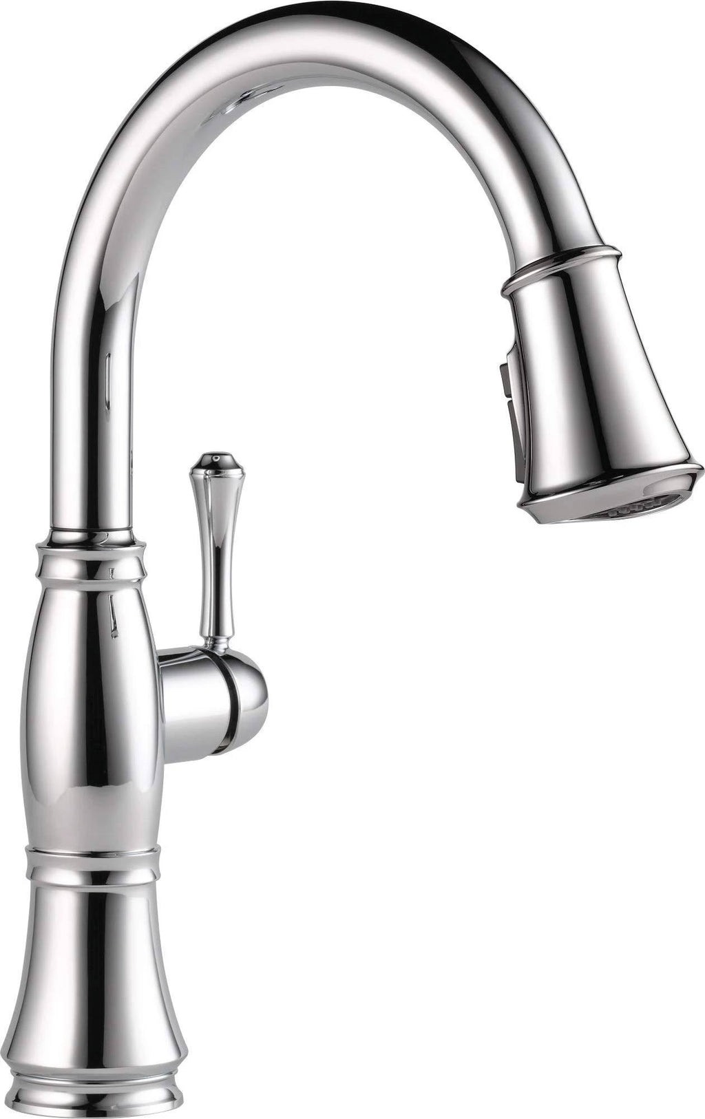Chrome Single Handle Pull Down Kitchen Faucet N191