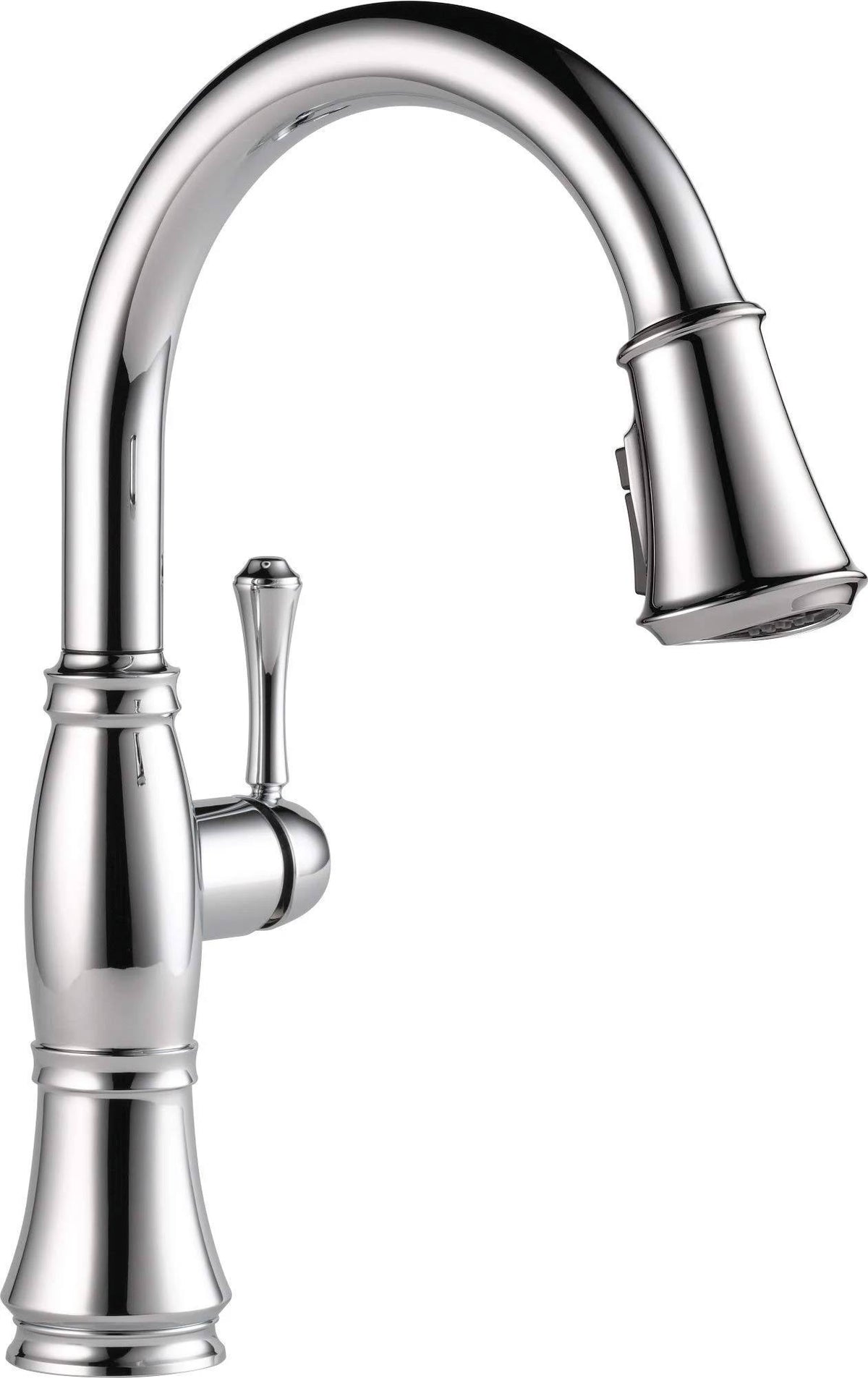 Chrome Single Handle Pull Down Kitchen Faucet N191