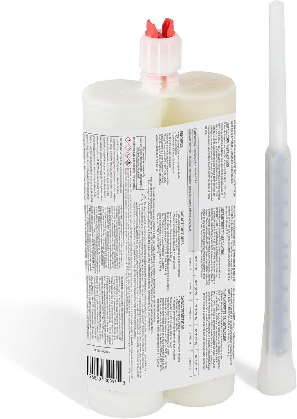 Concrete Crack Repair Kit with Carbon Fiber I891391