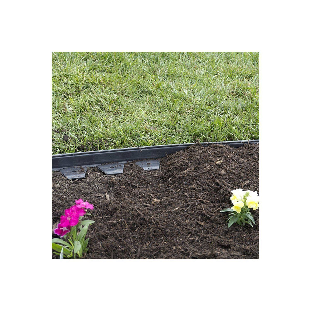 Plastic No-Dig Landscape Edging Kit, 100-Feet Q477