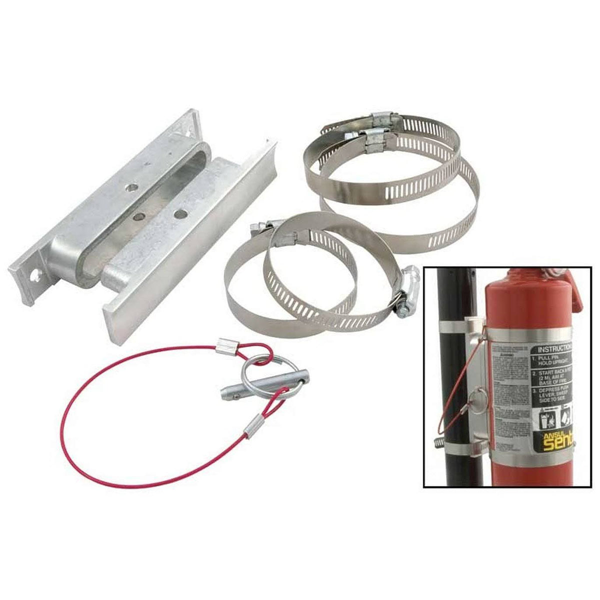 Quick Release Fire Extinguisher Bracket G5076