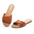 Women's Flat Sandals with Soft Leather Size 6-11 O8388