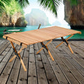 Low Folding Picnic Table with Carry Bag J867584