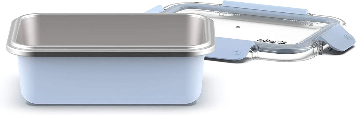 Stainless Steel Rectangle Food Storage Container with Leak-Proof Lids, 4 Cup F72676
