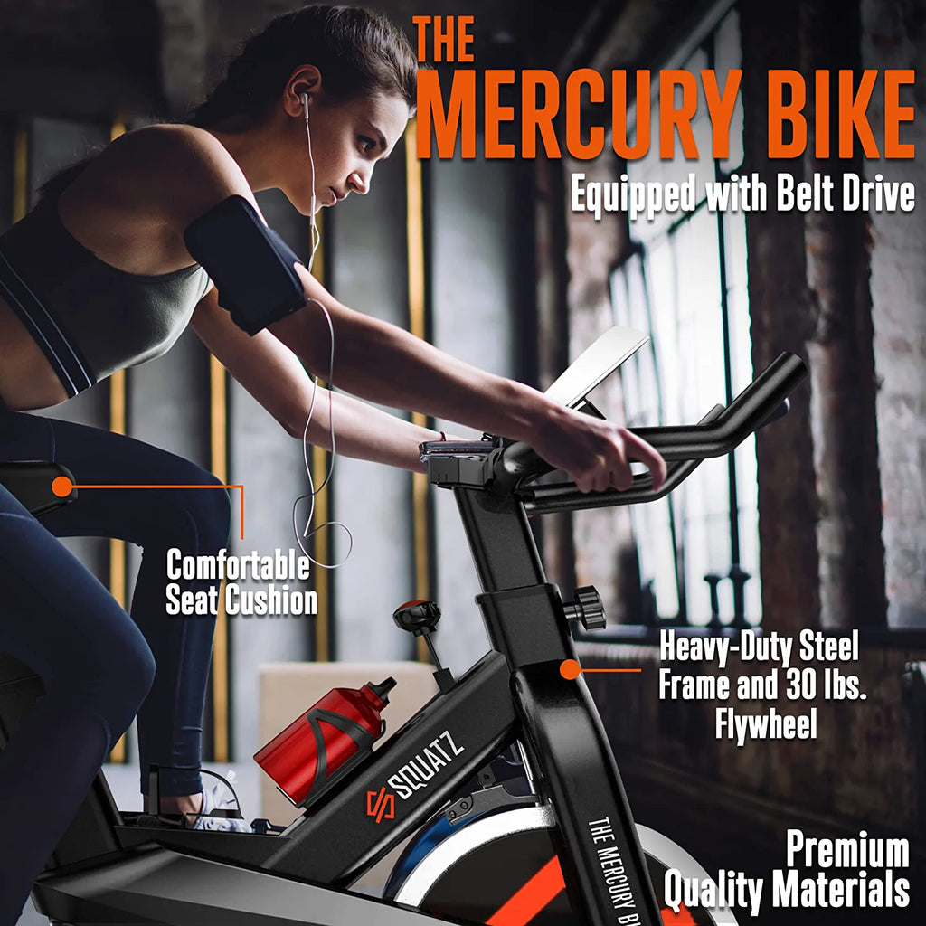 Stationary Magnetic Spin Bike with Training Console E338