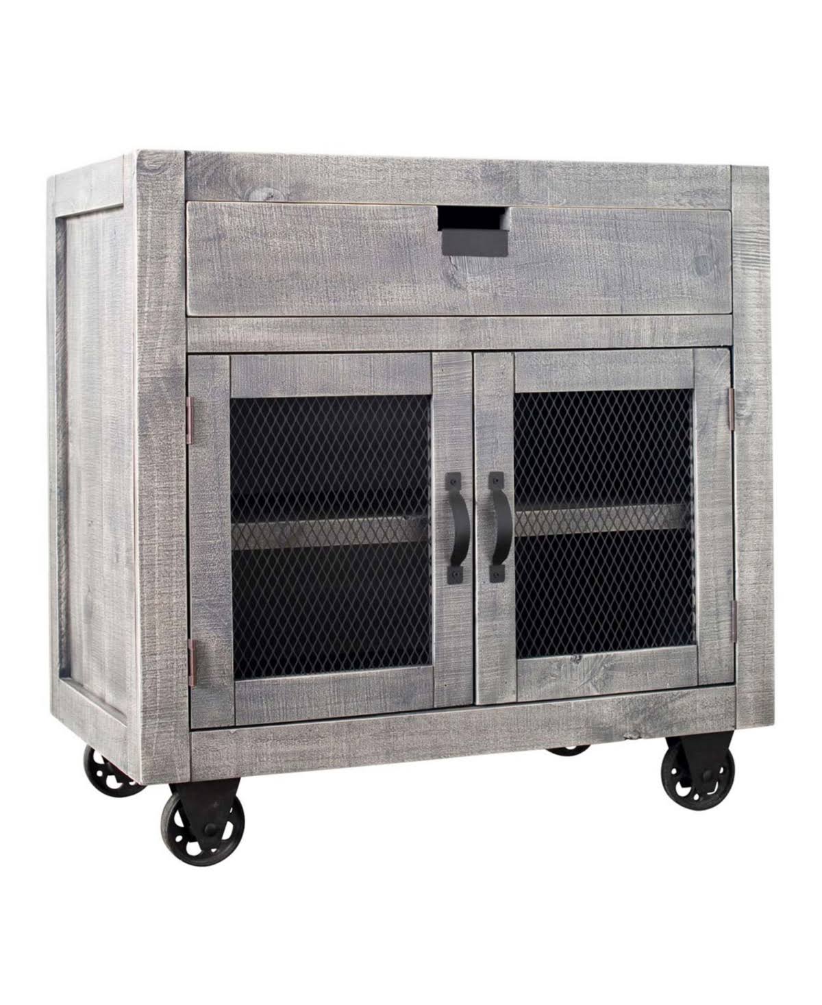 Red 2-Door Accent Chest Z613
