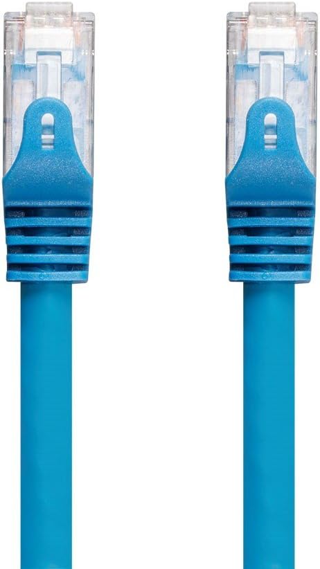 Cat6 Ethernet Patch Cable - 50 feet - Blue - Snagless RJ45 550Mhz UTP Plenum Pure Bare Copper Wire 23AWG Y5646