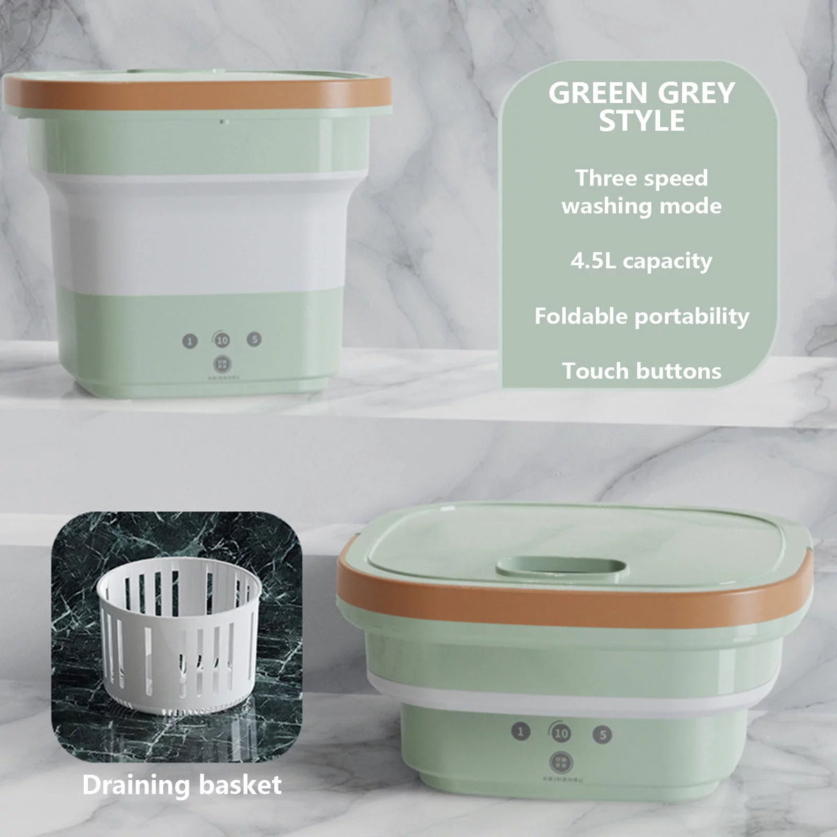 6L Portable Mini Washing Machine O439