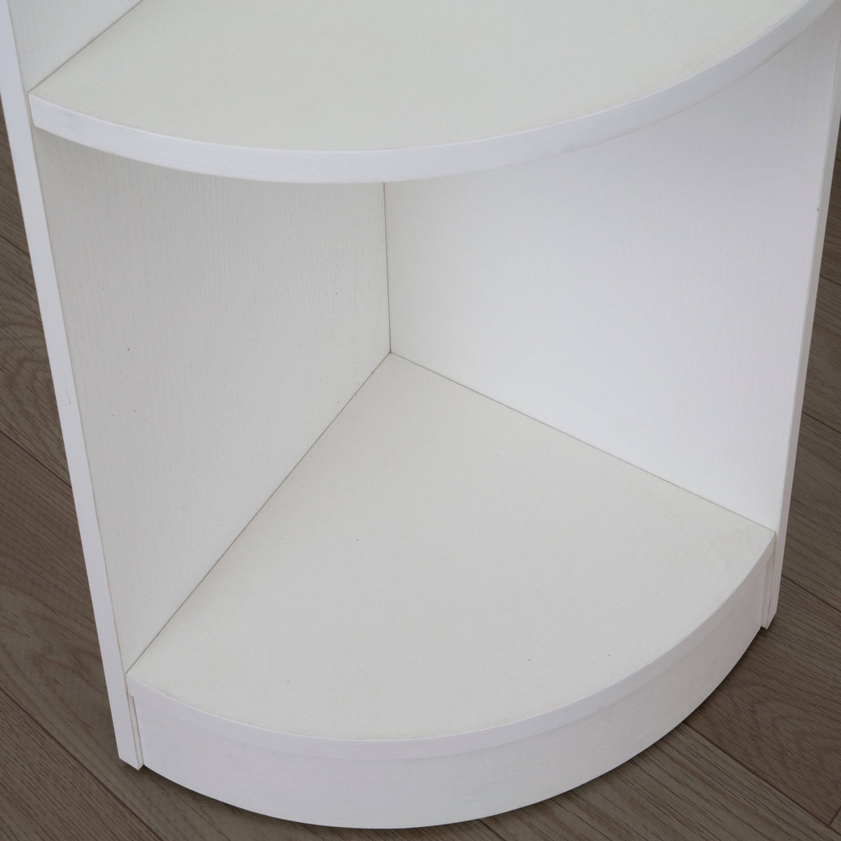 5 Tier Corner Wooden Bookcase Shelving Unit E76658