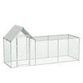 Large Metal Chicken Coop with Waterproof Cover O4098