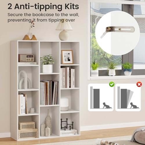 White 11 Cube Wooden Bookcase O842064