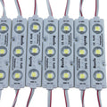200pcs 3 LED Module White 5050 SMD Waterproof Decorative Light with Tape Adhesive Backside Pack of 2 Q6020