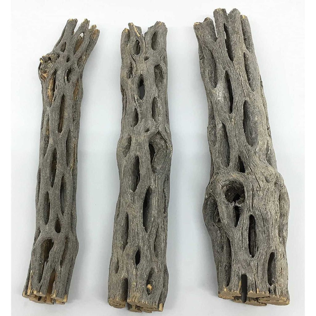 Natural Cholla Wood 3 Pieces Aquarium Decoration E4715