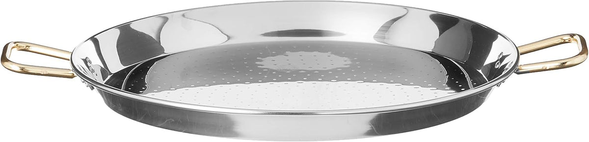 16-Inch Stainless Steel Paella Pan, 40cm Pack of 2 C989