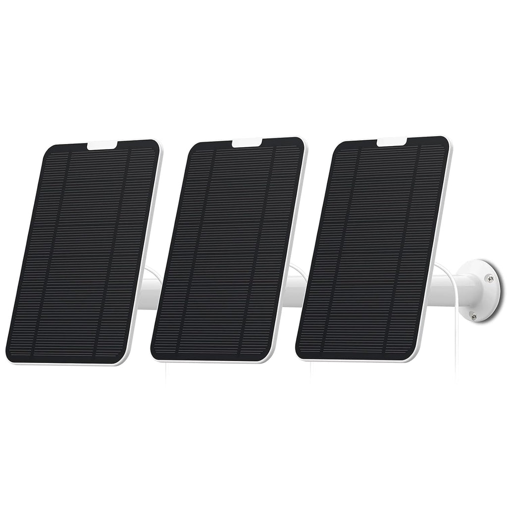 Solar Panel with Wall Mount, IP65 Weatherproof, 13.1ft Power Cable O152571