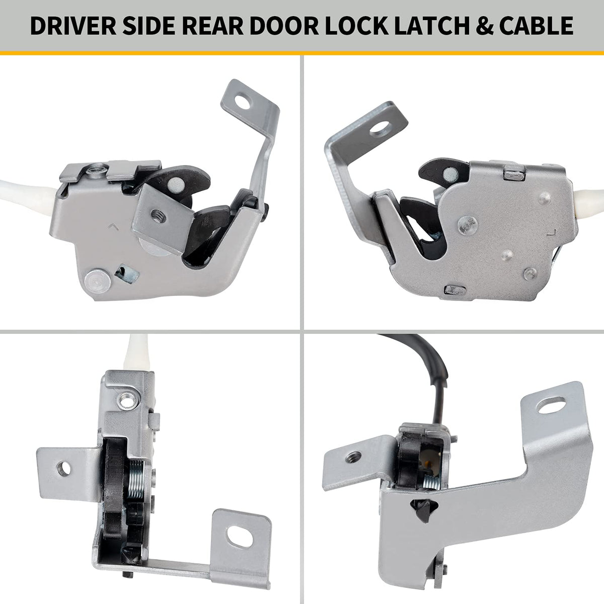 Left Driver Side Upper and Lower Locking Latches Assembly Pack of 2 J115538