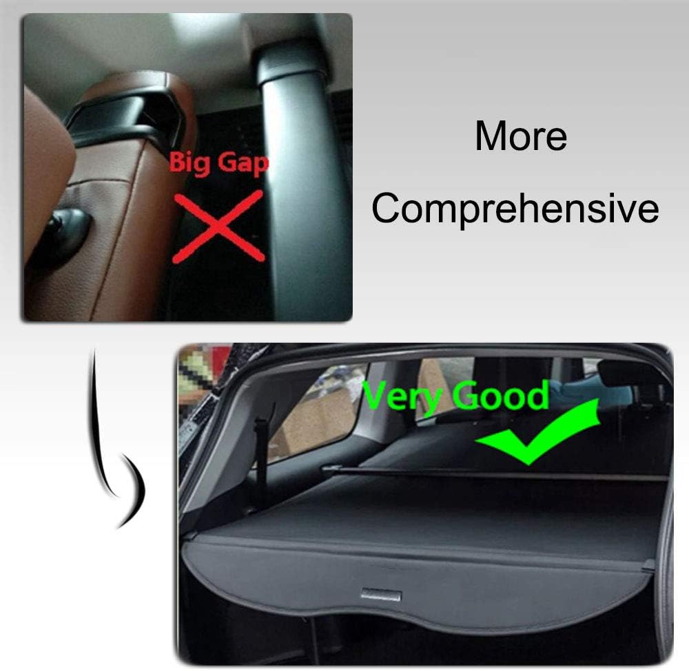 Black Retractable Cargo Cover Z9066