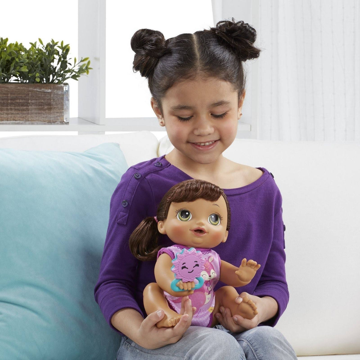 Baby Alive Baby Go Bye Bye (Brunette) U88846