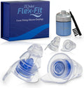 Flex-Fit Earplugs, Noise Reduction Earplugs, Includes 2 Sizes K890