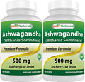 Ashwagandha Extract 500 Mg 120 Capsules Pack of 2 J9423
