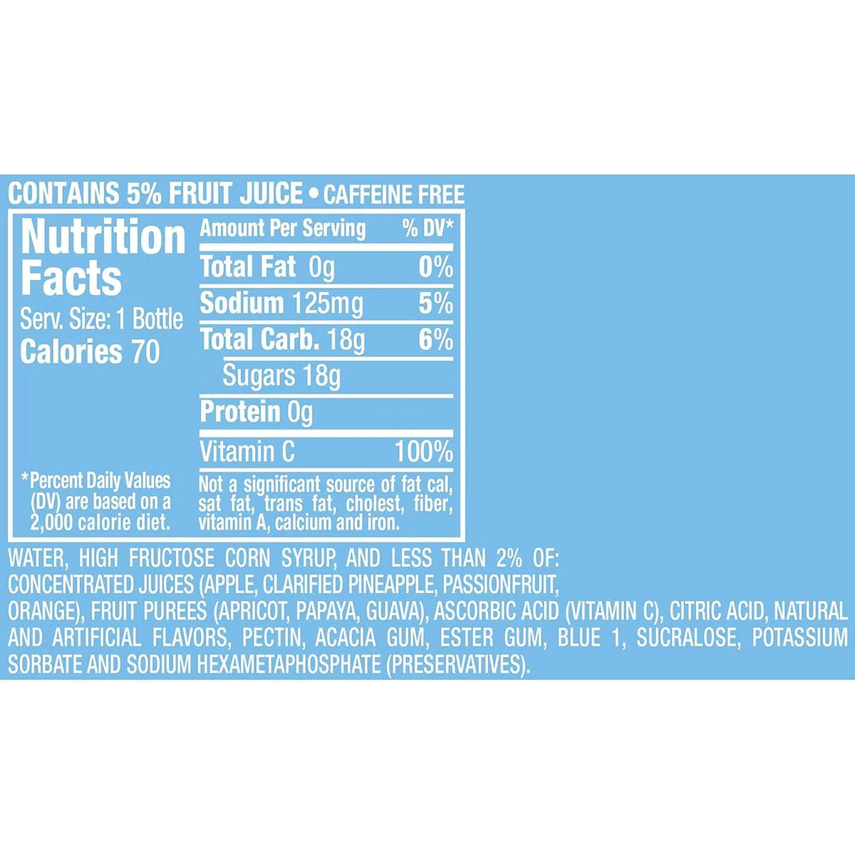 Hawaiian Punch Polar Blast Juice, 10 Fluid Ounce, 6 Count Bottles G83240