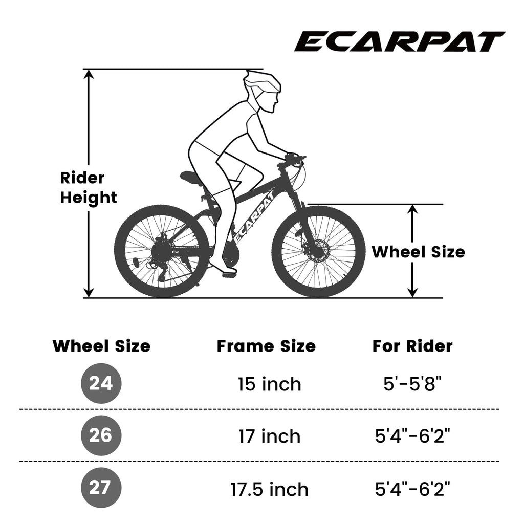 24 Inch 21-Speed Disc Brakes Front Suspension Mountain Bike S936149
