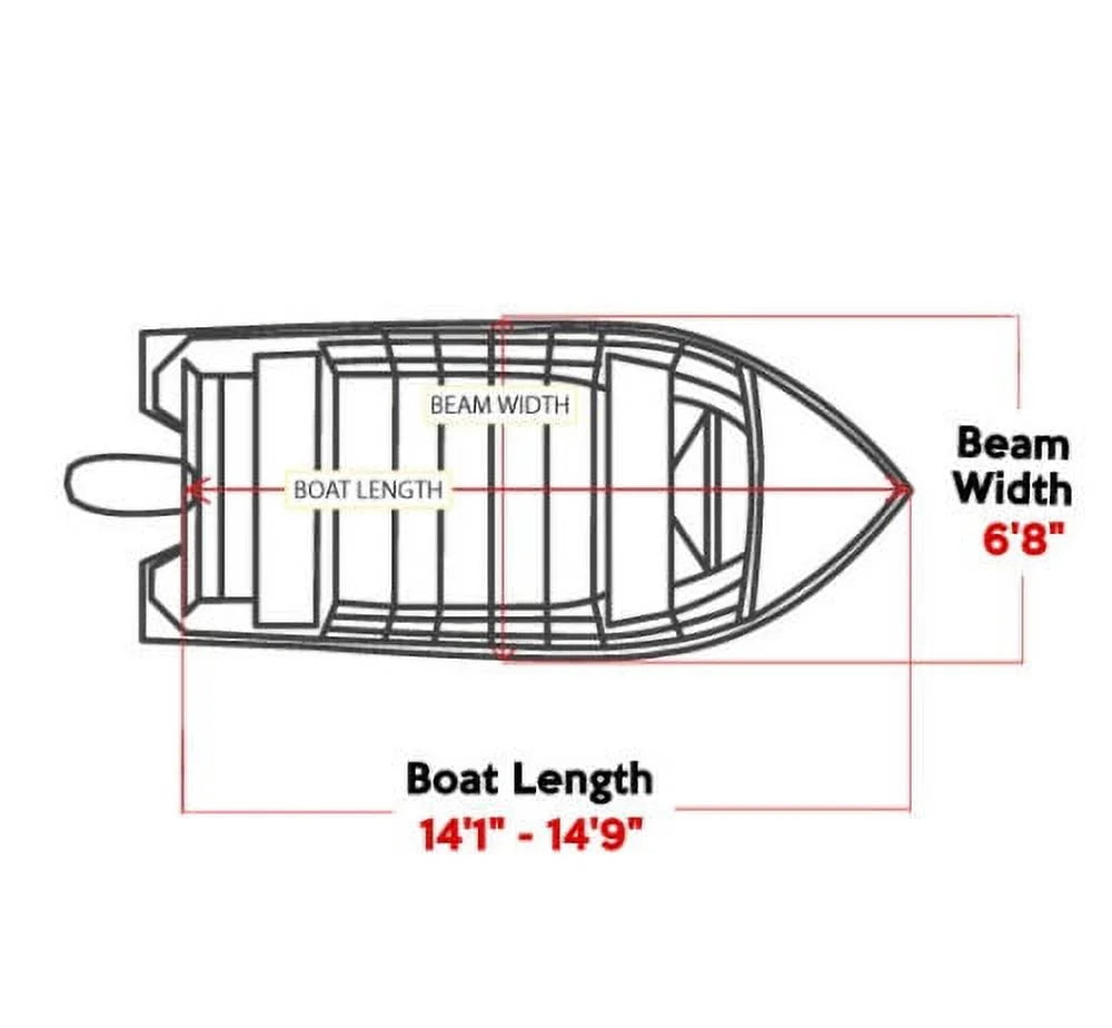 Heavy Duty Water Repellent Boat Cover Q8792