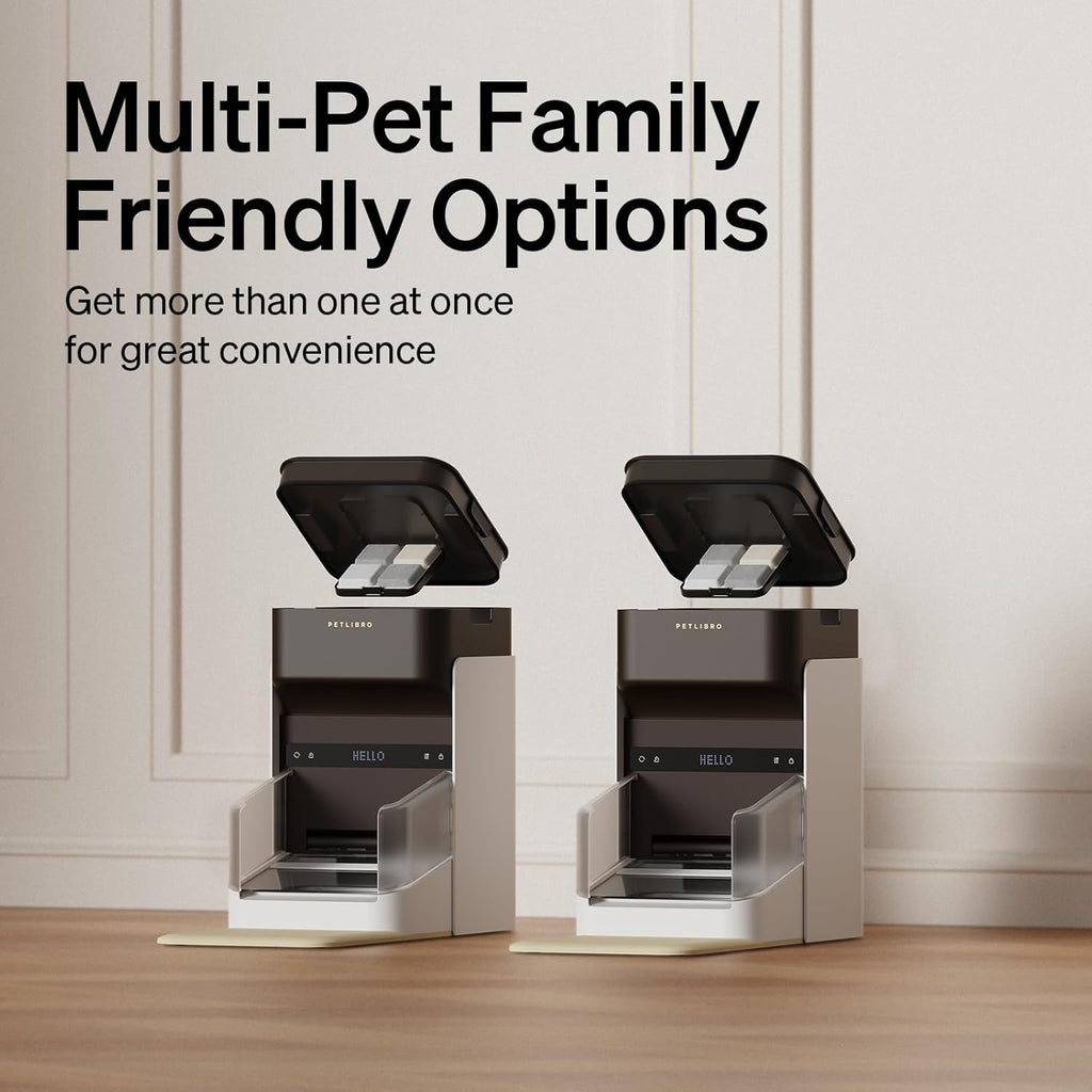 2 Packs RFID Automatic Cat Feeders, 3L K131