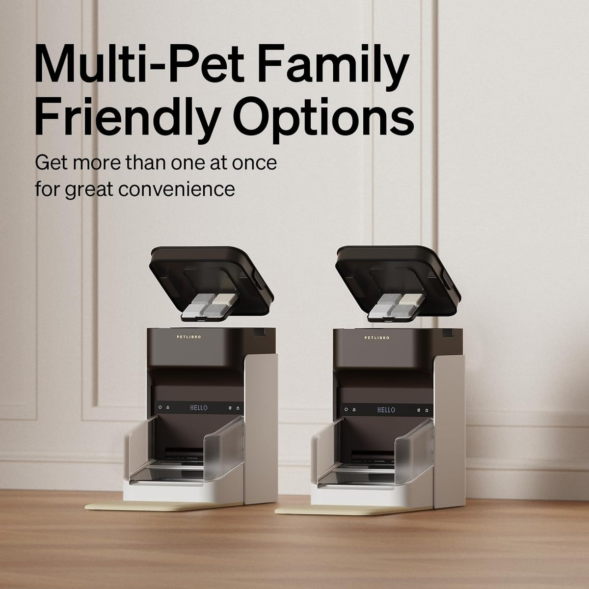 2 Packs RFID Automatic Cat Feeders, 3L K131