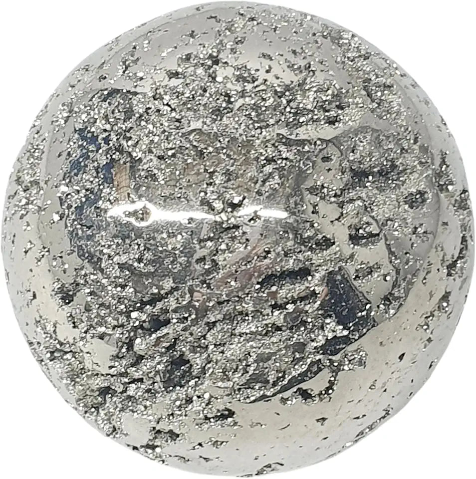 Pyrite Sphere Ball Mineral Fossil Stone Healing Crystal Z6798