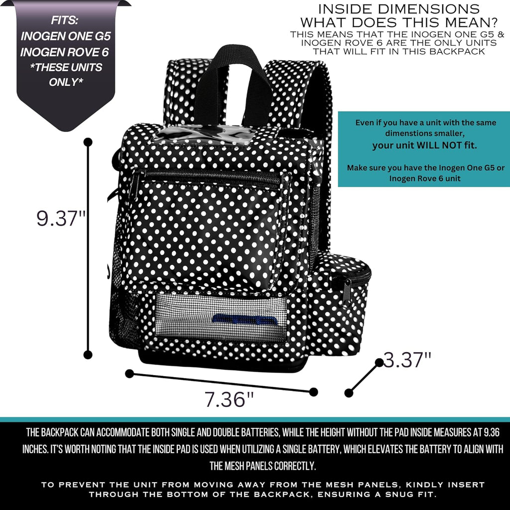 Backpack with padded straps, chest & waist straps V31326