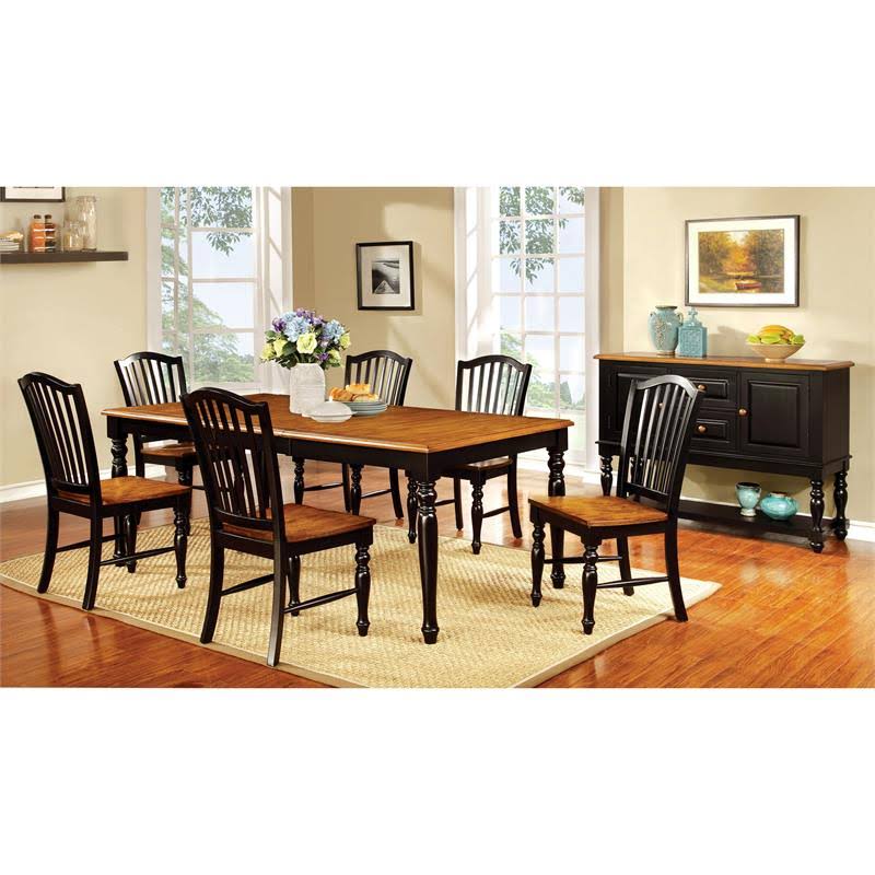 Antique Oak Dining Chair Set of 2 X482