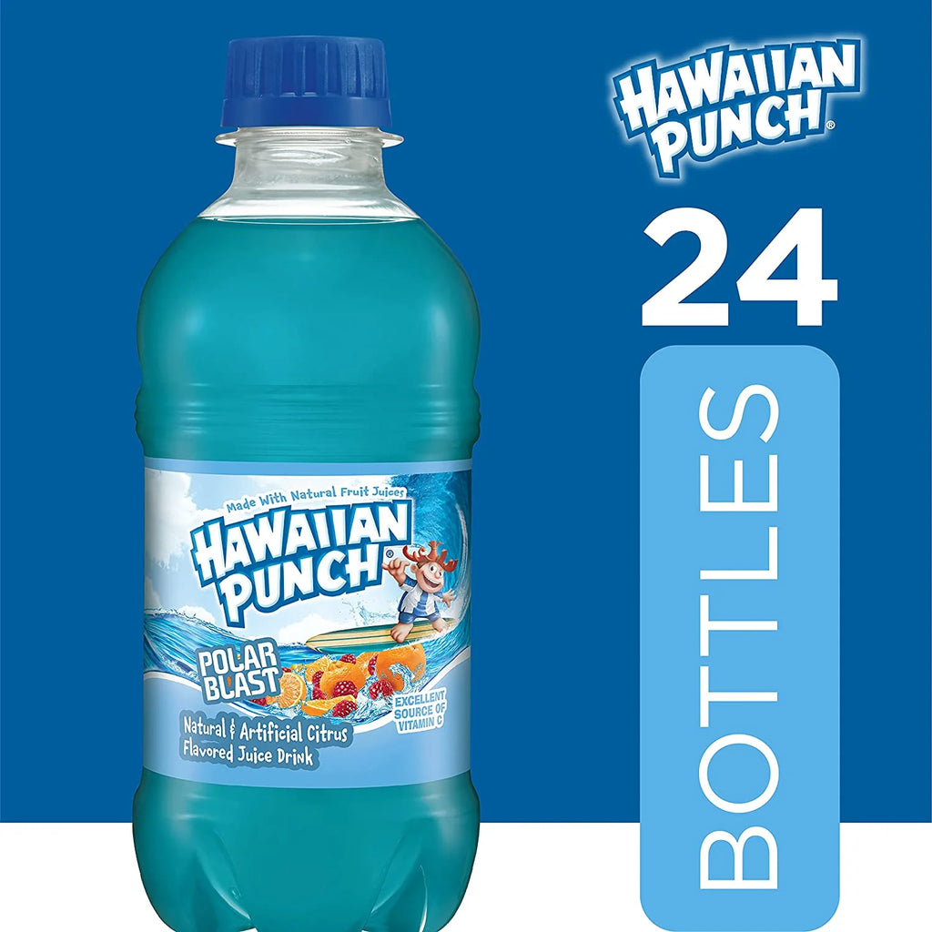 Hawaiian Punch Polar Blast Juice, 10 Fluid Ounce, 6 Count Bottles G83240