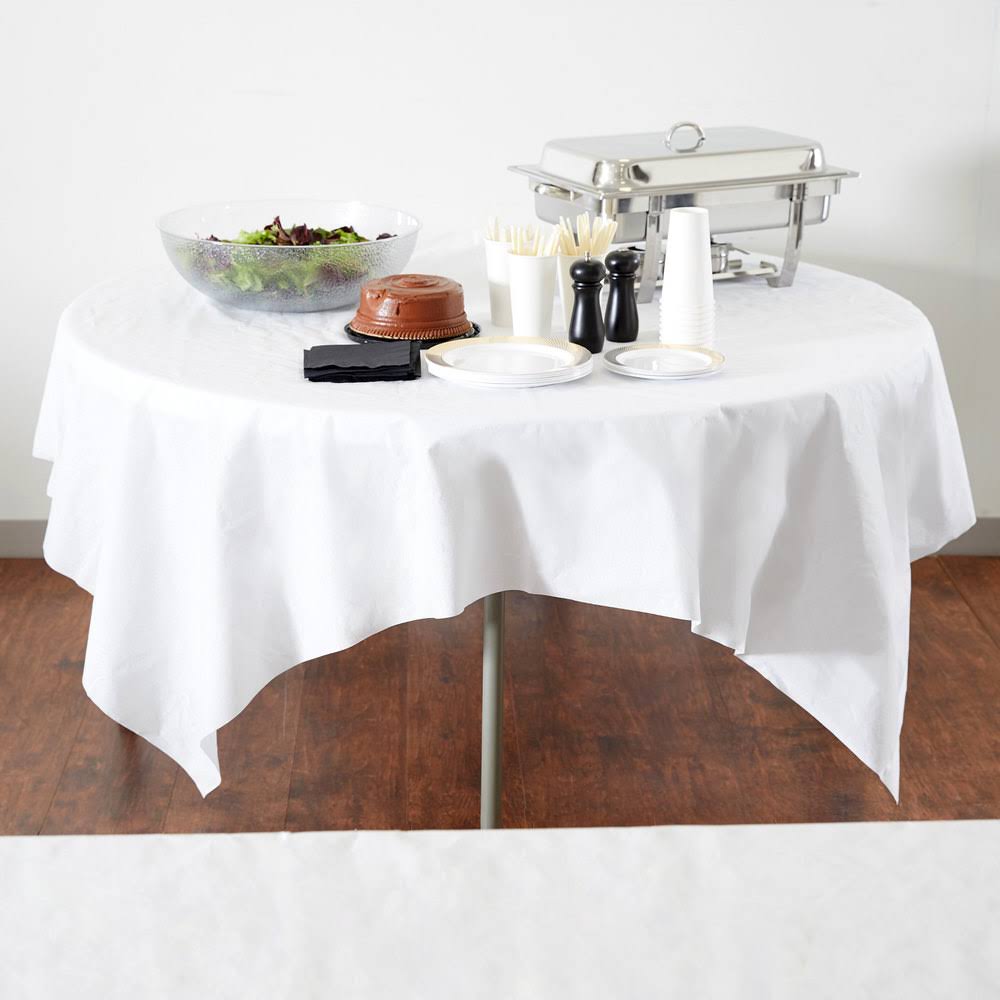 White Table Cover 24/Case D36764