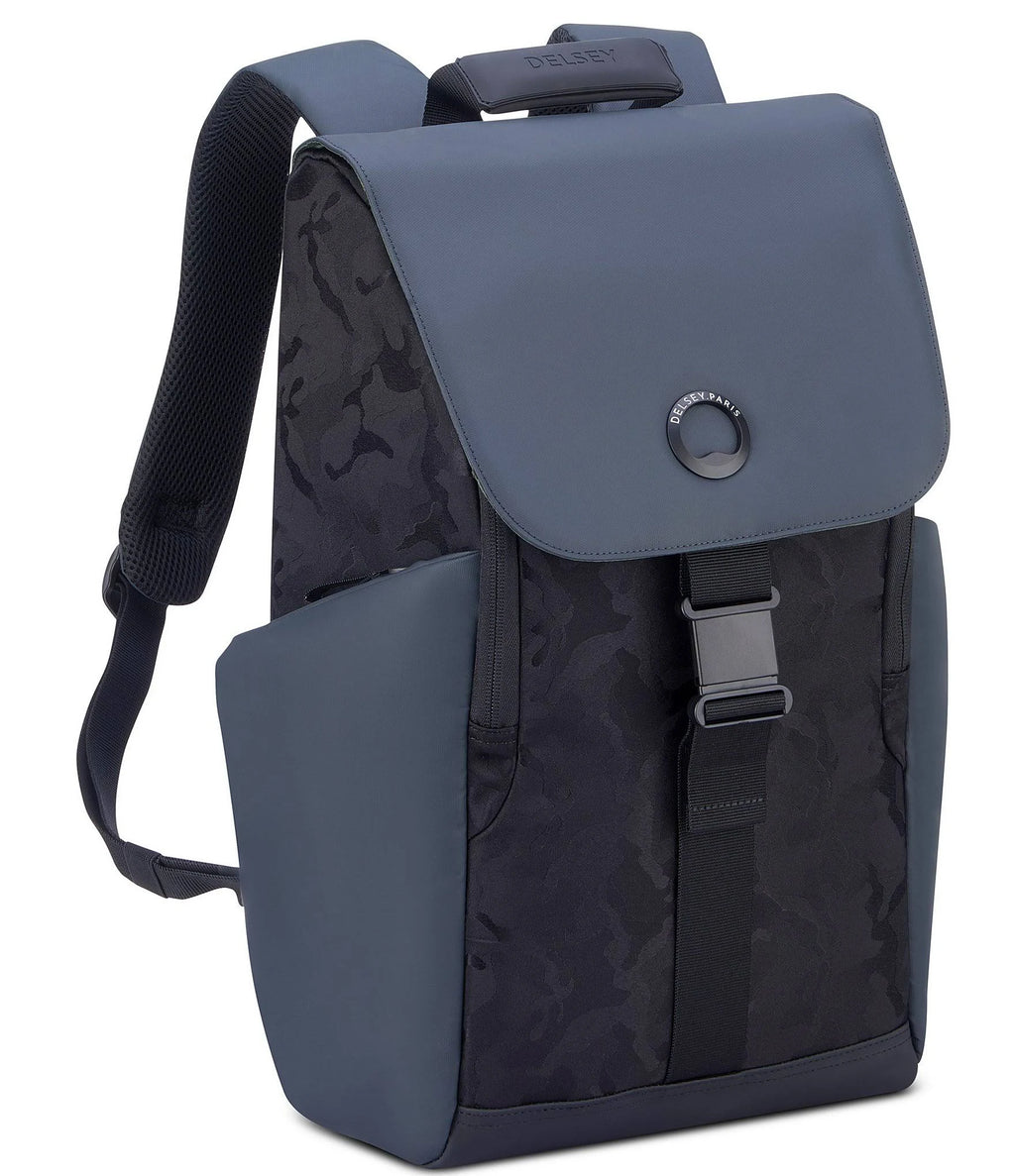 15x22 Laptop Backpack Black Camo P6932
