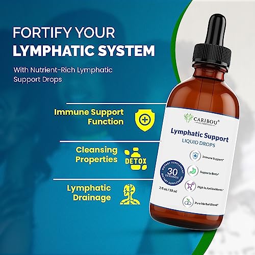Lymphatic Drainage Drops with Elderberry and Echinacea, 60 Servings - 4oz F1381