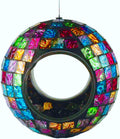 Mosaic Glass Hanging Bird Feeder I631501