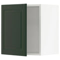 White Bodbyn Dark Green Wall Cabinet Q6547