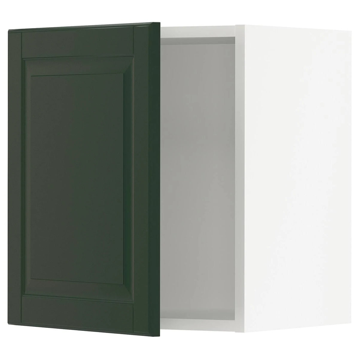 White Bodbyn Dark Green Wall Cabinet Q6547