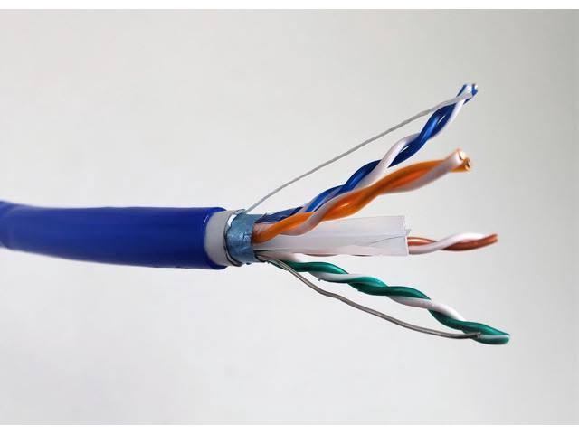 1000ft Solid Shielded (STP) Cat6 Outdoor UV Resistant Bulk Ethernet Cable M723357