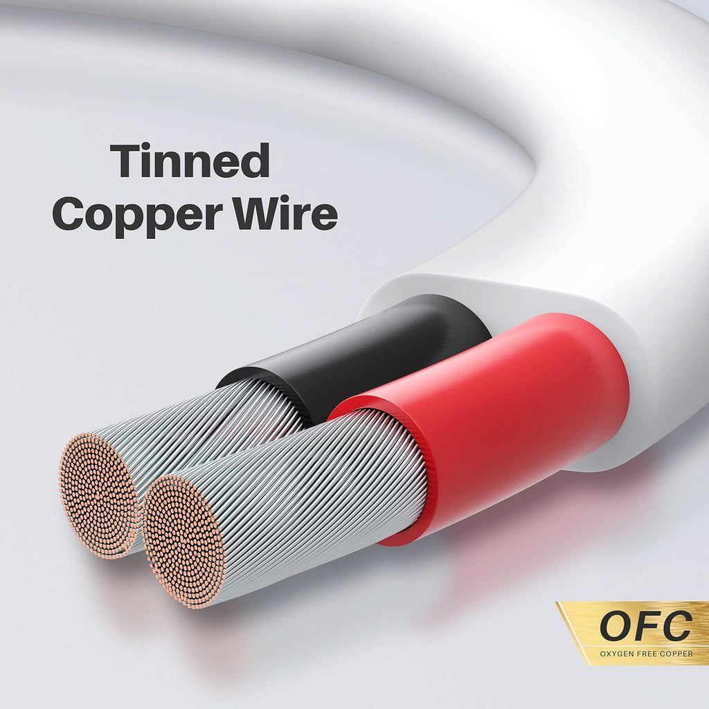 10/2 Marine Wire 50 Feet 10AWG Tinned OFC Copper Speaker Cable Y314