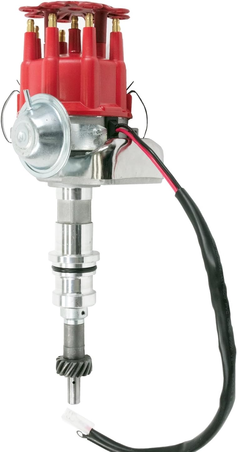 Blue Cap Complete Distributor Compatible with Ford Windsor V8 Small Block SBF 289 302 L869