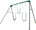 Heavy Duty A-Frame Metal Swing Set U49239