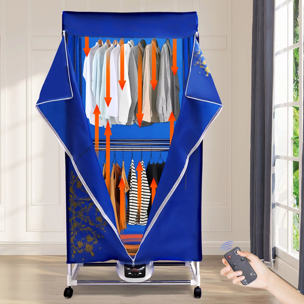 Portable Folding Clothes Dryer with Wheels Z160